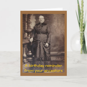 Carte Rude Vintage amusant Joyeux anniversaire