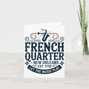 Carte Rue Bourbon Quartier Français La Nouvelle-Orléans 
