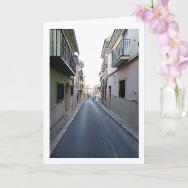 Carte Rue classique à Lliria, Valence, Español (Orchidée)