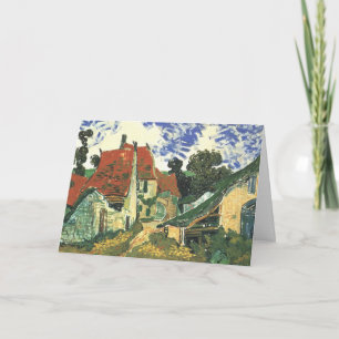 Carte Rue de village à Auvers par Vincent van Gogh