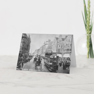 Carte Rue du marché, Manchester, c.1910