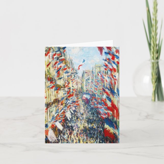 Carte Rue Montorgueil, Paris, Festival de Juin (Devant)