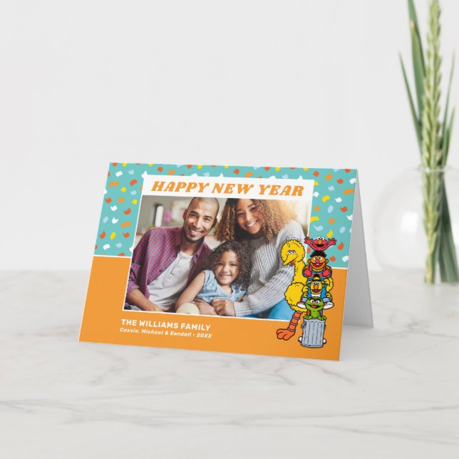 Carte Rue Sésame | Bonne année (Devant)