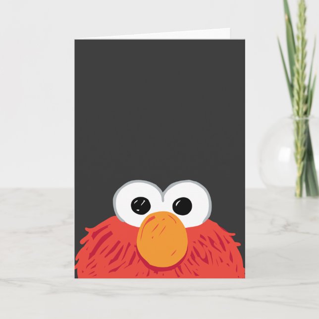 Carte Rue Sésame | Elmo Big Face (Devant)