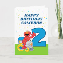 Rue Sésame Elmo Chugga Chugga Deux Deux Anniversai