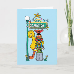 Carte Rue Sésame Joyeux anniversaire