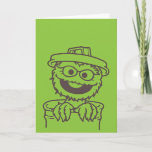 Carte Rue Sésame Oscar the Grouch Bright