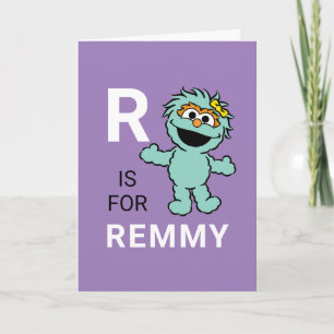 Carte Rue Sésame R est pour Rosita Ajouter Votre Nom