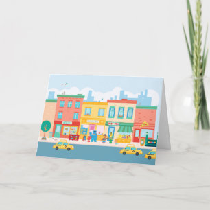 Carte Rue Sésame Scène de rue Sésame