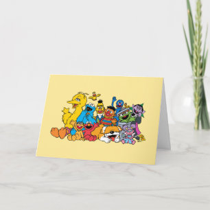 Carte Rue Sésame Sesame Pals Joyeux anniversaire
