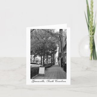 Carte Rues du centre à Greenville