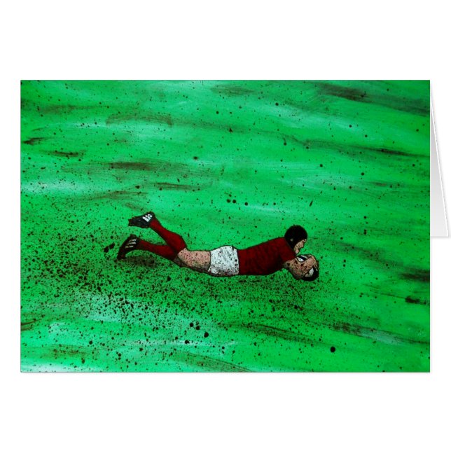 Carte Rugby (Devant horizontal)