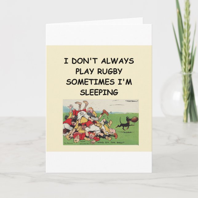 Carte rugby (Devant)