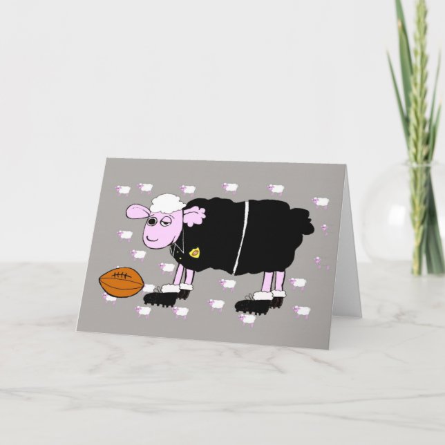 Carte Rugby Sheep (Devant)