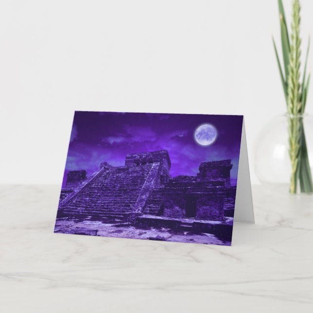 Carte Ruines mayas | Tulum Mexique (Devant)