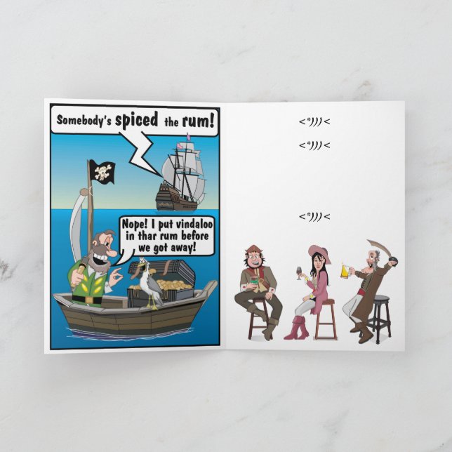 CARTE RUM JOKE. (Intérieur)