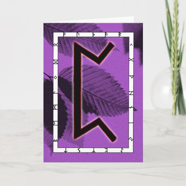 Carte Rune Perthro - Karma (Devant)