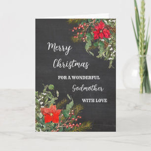 Carte Russe aquarelle mère Joyeux Noël