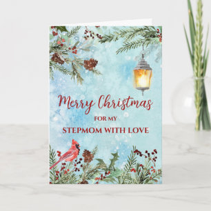 Carte Russe aquarelle Stepmaman Joyeux Noël