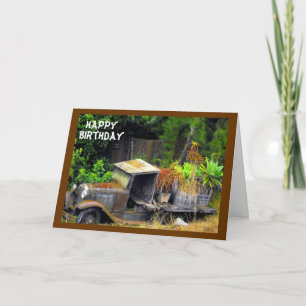 Carte Russe en paix, Kula Hawaii, Vieux Camion Happy Bir