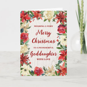 Carte Russe Floral Godgirl Joyeux Noël