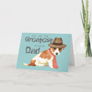 Carte Russell Terrier Papa