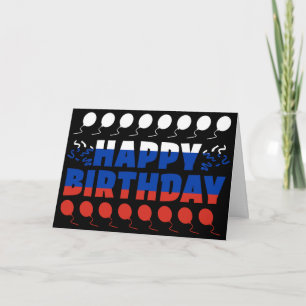 Carte Russie Drapeau patriotique Anniversaire