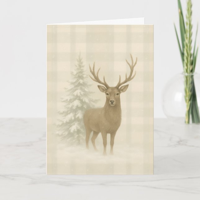 Carte Rustic Christmas Card (Devant)