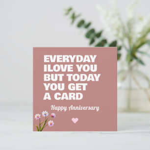 Carte Rustique Boho Floral