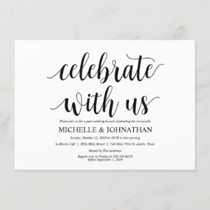 Carte rustique d'invitation de brunch de