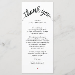 Carte Rustique Merci Mariage