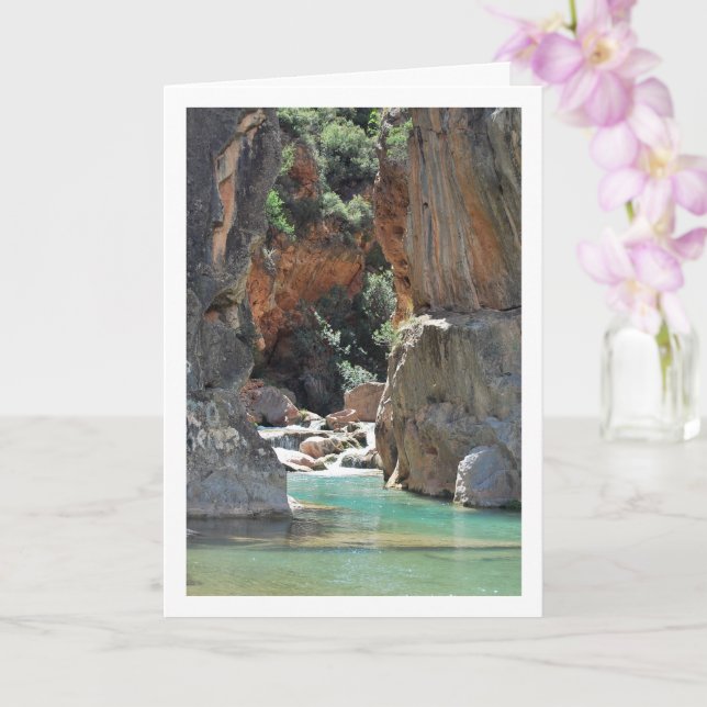 Carte Ruta del Agua à Chelva, Valence, Espagne (Orchidée)
