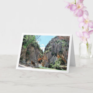 Carte Ruta del Agua à Chelva, Valence, Espagne