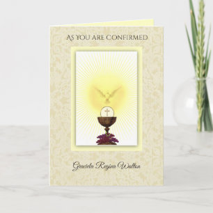 Carte Sacrament de confirmation de Holy Spirit Prayer