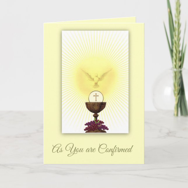 Carte Sacrament de confirmation de Holy Spirit Prayer (Devant)