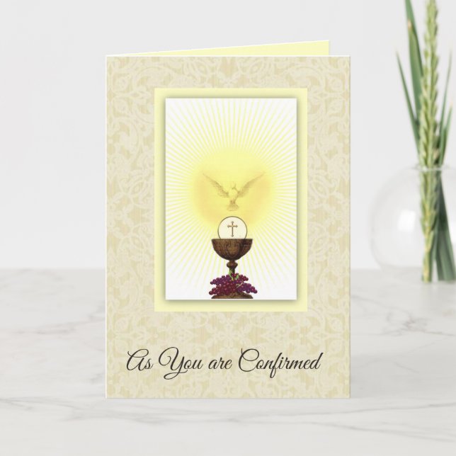 Carte Sacrament de confirmation de Holy Spirit Prayer (Devant)