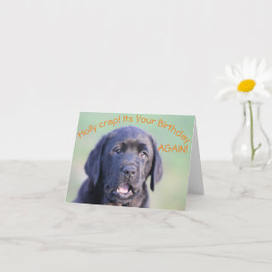 Carte Sacrée merde ! C'est encore ton anniversaire !