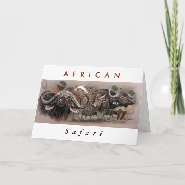 Carte Safari africain (Devant)