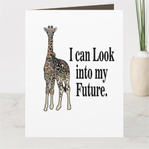 Carte Safari Animaux Girafe Anniversaire Drôle
