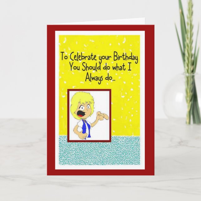 Carte Sagesse d'anniversaire (Devant)