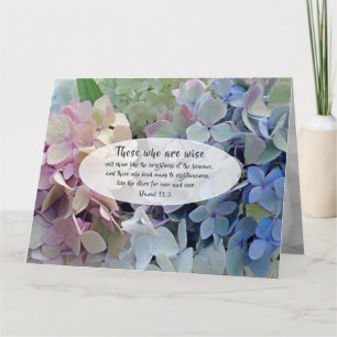 Carte Sagesse Hydrangeas Pasteur Appréciation