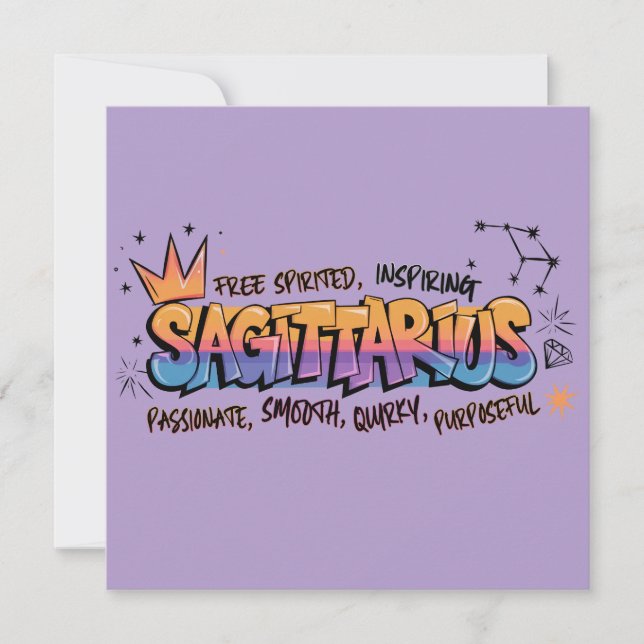 Carte Sagittaire (Devant)