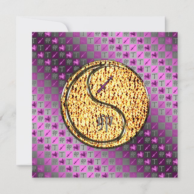 Carte Sagittarius & Fire Rabbit (Devant)