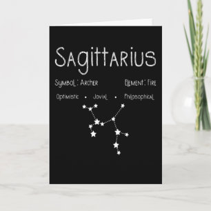 Carte Sagittarius Horoscope Astrologie Étoile Signal Ann