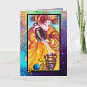 CARTE SAGITTARIUS, TEMPERANCE TAROT ZODIAC ANNIVERSAIRE