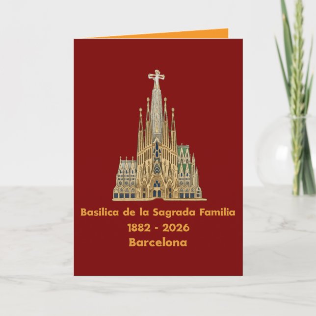 Carte Sagrada Familia (Devant)