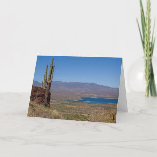 Carte Saguaro Cactus Vue Du Lac Roosevelt Arizona