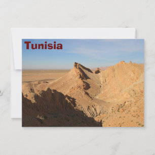 Carte Sahara Desert, Tunisie