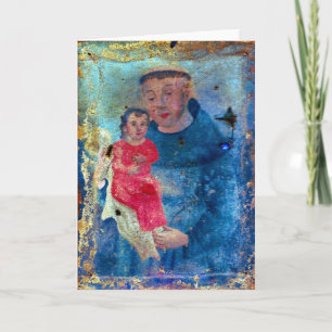 Carte Saint Anthony Greeting Card with Prayer