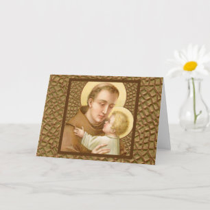 Carte Saint Antoine de Padoue et l'Enfant Jésus (JM 05)